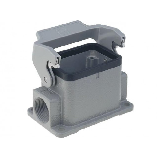 09300061291; Enclosure: for Han connectors; Han; size 6B; with latch; PG16; HARTING