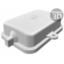 09300065405; Protection cover; Han; size 6B; for latch; plastic; Pitch: 44x27mm; HARTING