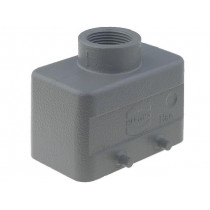 09300101421; Enclosure: for Han connectors; Han; size 10B; for cable; straight; HARTING