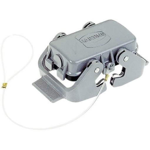 09300105423; Protection cover; Han; size 10B; with double latch; metal; HARTING