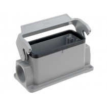 09300161250; Enclosure: for Han connectors; Han; size 16B; for panel mounting; HARTING