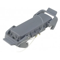 09300245422; Protection cover; Han; size 24B; with double latch; metal; HARTING