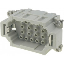 09320183001; Connector: rectangular; male; Han EE; PIN: 18; 18+PE; size 10B; 16A; HARTING