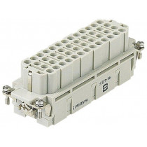 09320463101; Connector: rectangular; female; Han EE; PIN: 46; 46+PE; size 24B; HARTING