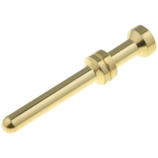 09330006118; Contact; male; 1mm2; Han E; gold-plated; crimped; 16A; copper alloy; HARTING
