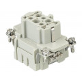 09330062702; Connector: rectangular; female; Han E; PIN: 6; 6+PE; size 6B; 16A; HARTING