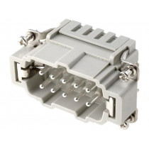 09330102616; Connector: rectangular; male; Han ES; PIN: 10; 10+PE; size 10B; 16A; HARTING