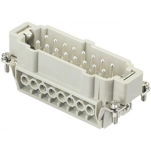 09330162611; Connector: HAN; male; E; PIN: 16; 16+PE; size 32B (2 x 16B); 16A; HARTING