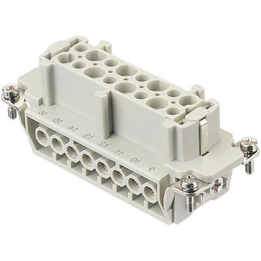 09330162711; Connector: HAN; female; E; PIN: 16; 16+PE; size 32B (2 x 16B); 16A; HARTING