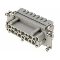 09330162716; Connector: rectangular; female; Han ES; PIN: 16; 16+PE; size 16B; HARTING