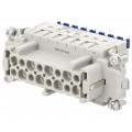 09330162748; Connector: rectangular; female; Han ES Press; PIN: 16; 16+PE; 16A; HARTING