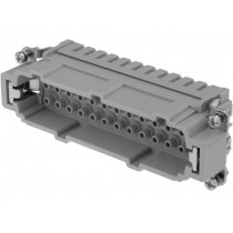 09330242602; Connector: rectangular; male; Han E; PIN: 24; 24+PE; size 24B; 16A; HARTING