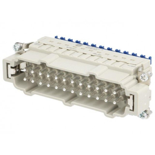 09330242648; Connector: rectangular; male; Han ES Press; PIN: 24; 24+PE; 16A; HARTING