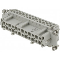 09330242701; Connector: rectangular; female; Han E; PIN: 24; 24+PE; size 24B; HARTING