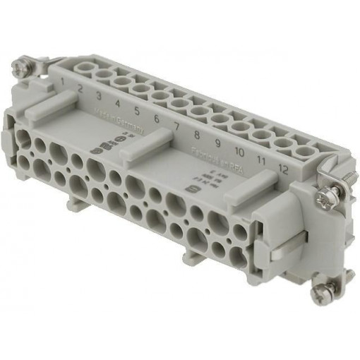 09330242701; Connector: rectangular; female; Han E; PIN: 24; 24+PE; size 24B; HARTING