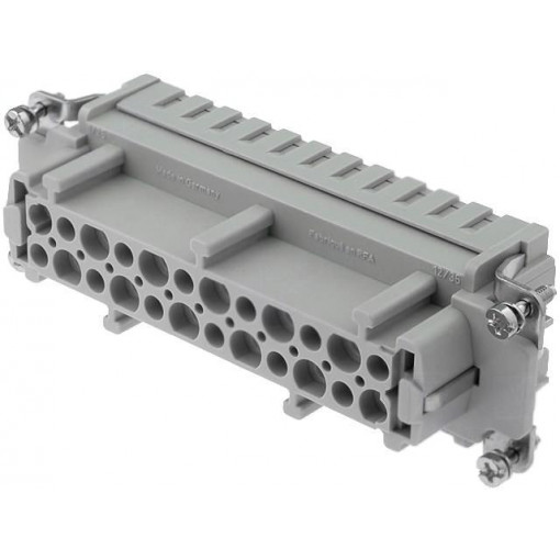 09330242702; Connector: rectangular; female; Han E; PIN: 24; 24+PE; size 24B; HARTING