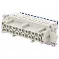 09330242748; Connector: rectangular; female; Han ES Press; PIN: 24; 24+PE; 16A; HARTING
