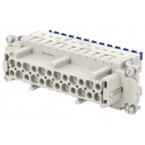 09330242748; Connector: rectangular; female; Han ES Press; PIN: 24; 24+PE; 16A; HARTING