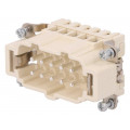09338102603; Connector: rectangular; male; Han E High Temp; PIN: 10; size 10B; HARTING
