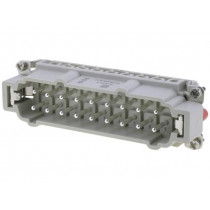 09340162601; Connector: HDC; male; Han Hv E; PIN: 18(16+2); size 24B; UL94V-0; HARTING