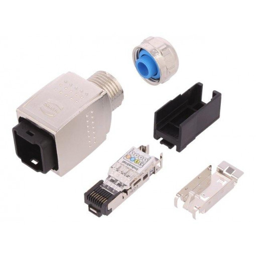 09352260401; Plug; RJ45; PIN: 4; Cat: 5; shielded; Layout: 8p4c; Locking: push-pull; HARTING