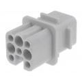 09360083101; Connector: rectangular; female; Han Q; PIN: 8; size 3A; crimped; 50V; HARTING