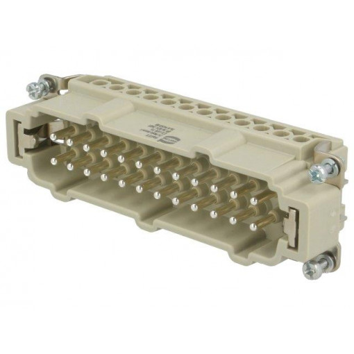 09360242601; Connector: rectangular; male; Han Ex; PIN: 24; 24+PE; size 24B; 16A; HARTING