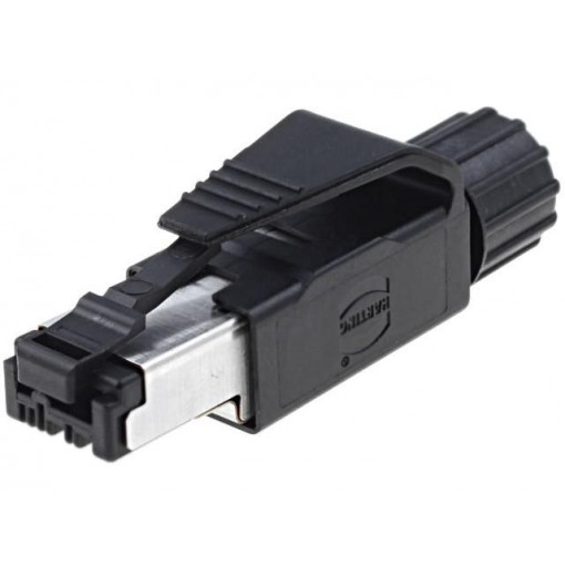 09451511100; Plug; RJ45; PIN: 4; Cat: 5; gold-plated; Layout: 8p4c; 6.1÷6.9mm; IDC; HARTING