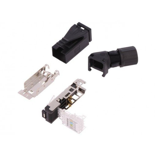 09451511121; Plug; RJ45; PIN: 4; Cat: 5; shielded; Layout: 8p4c; Øcable: 4.5÷8mm; HARTING