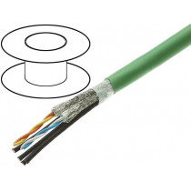 09456000340; Wire; industrial Ethernet,PROFINET; 5; stranded; Cu; FRNC; green; HARTING 09456000340; Wire; industrial Ethernet,PROFINET; 5; stranded; Cu; FRNC; green; HARTING