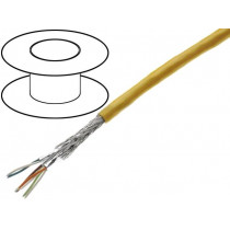 09456000640; Wire; S/FTP; industrial Ethernet; 6a; stranded; Cu; 4x2x26AWG; PUR; HARTING