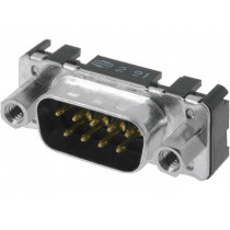 09651216703; D-Sub; PIN: 9; socket; male; straight; THT; UNC4-40; HARTING 09651216703; D-Sub; PIN: 9; socket; male; straight; THT; UNC4-40; HARTING