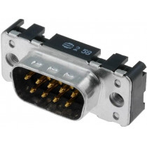 09651616711; D-Sub; PIN: 9; socket; male; straight; THT; M3; Type: PCB snap-in; HARTING 09651616711; D-Sub; PIN: 9; socket; male; straight; THT; M3; Type: PCB snap-in; HARTING