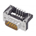 09651626812; D-Sub; PIN: 9; socket; male; angled 90°; THT; UNC4-40; HARTING 09651626812; D-Sub; PIN: 9; socket; male; angled 90°; THT; UNC4-40; HARTING