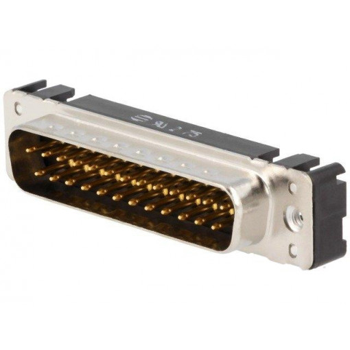 09653216702; D-Sub; PIN: 25; socket; male; straight; THT; UNC4-40; HARTING