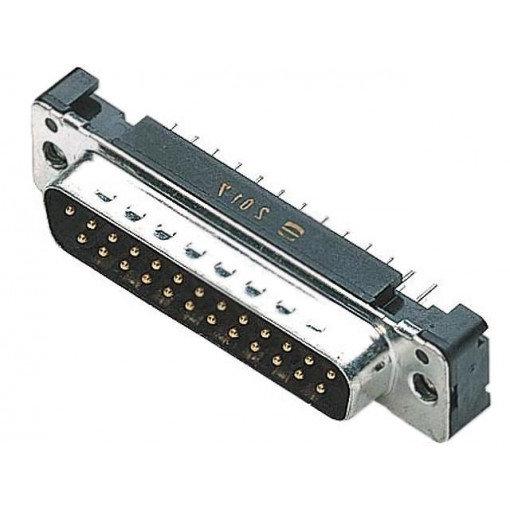 09654216701; D-Sub; PIN: 37; socket; male; straight; THT; M3; HARTING
