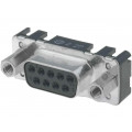09661516513; D-Sub; PIN: 9; socket; female; straight; THT; UNC4-40; HARTING 09661516513; D-Sub; PIN: 9; socket; female; straight; THT; UNC4-40; HARTING