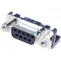 09661526613; D-Sub; PIN: 9; socket; female; angled 90°; THT; UNC4-40; HARTING 09661526613; D-Sub; PIN: 9; socket; female; angled 90°; THT; UNC4-40; HARTING