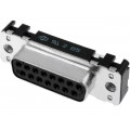 09662116502; D-Sub; PIN: 15; socket; female; straight; THT; UNC4-40; HARTING 09662116502; D-Sub; PIN: 15; socket; female; straight; THT; UNC4-40; HARTING