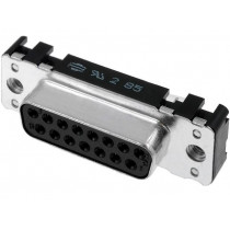 09662116502; D-Sub; PIN: 15; socket; female; straight; THT; UNC4-40; HARTING