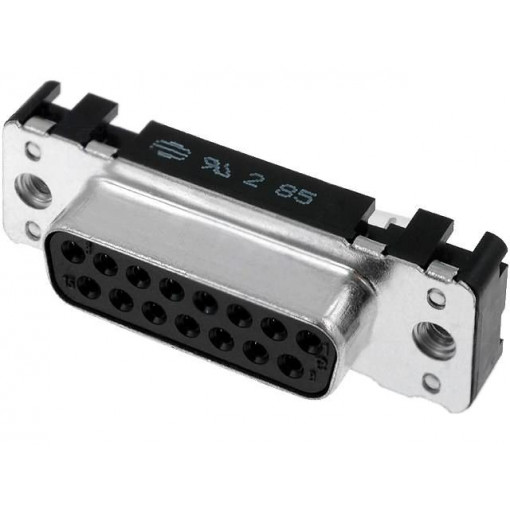 09662116502; D-Sub; PIN: 15; socket; female; straight; THT; UNC4-40; HARTING