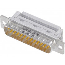 09663286700; D-Sub; PIN: 25; plug; male; for ribbon cable; IDC; 1.27mm; HARTING