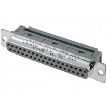09664186500; D-Sub; PIN: 37; plug; female; for ribbon cable; IDC; 1.27mm; HARTING
