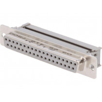 09664187500; D-Sub; PIN: 37; plug; female; for ribbon cable; IDC; 1.27mm; HARTING
