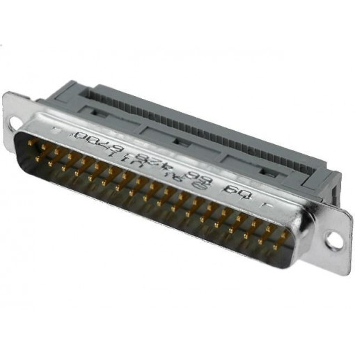 09664286700; D-Sub; PIN: 37; plug; male; for ribbon cable; IDC; 1.27mm; HARTING