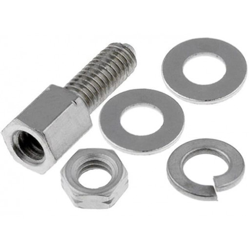 09670009922; Set of screws for D-Sub; UNC4-40; Screw length: 13mm; HARTING 09670009922; Set of screws for D-Sub; UNC4-40; Screw length: 13mm; HARTING