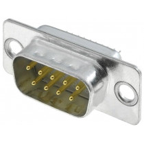 09670095604; D-Sub; PIN: 9; plug; male; soldering; Type: turned contacts; HARTING