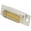 09670155604; D-Sub; PIN: 15; plug; male; soldering; Type: turned contacts; HARTING 09670155604; D-Sub; PIN: 15; plug; male; soldering; Type: turned contacts; HARTING