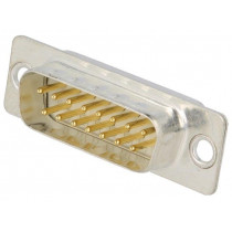 09670155604; D-Sub; PIN: 15; plug; male; soldering; Type: turned contacts; HARTING