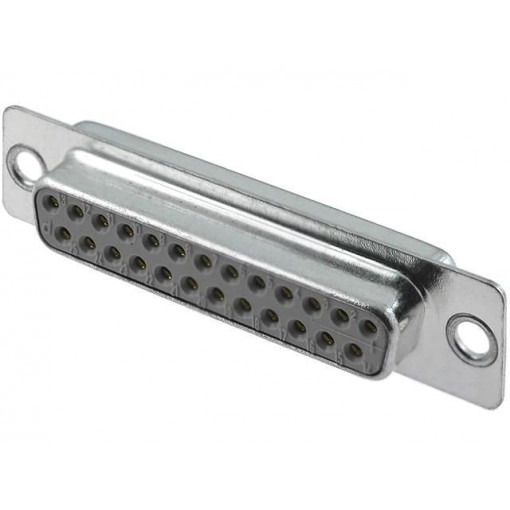 09670254704; D-Sub; PIN: 25; plug; female; soldering; Type: turned contacts; HARTING